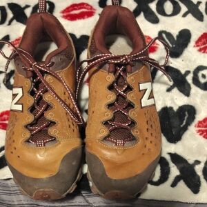 Brown and Tan new balance Sneakers with